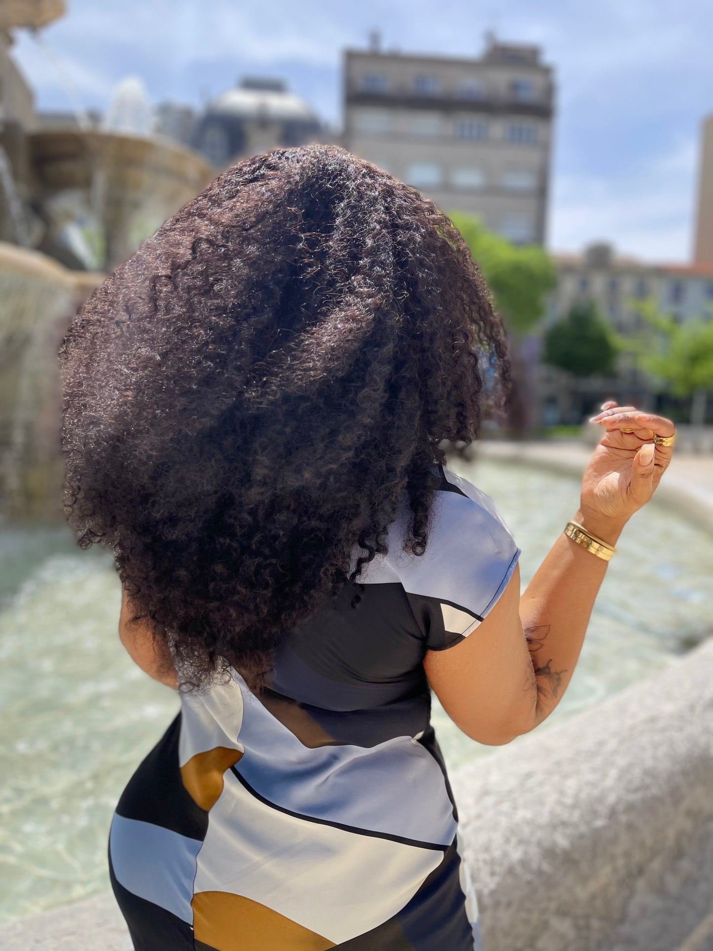 Kinky Eurasienne Curly - Remy Hair vietnamien