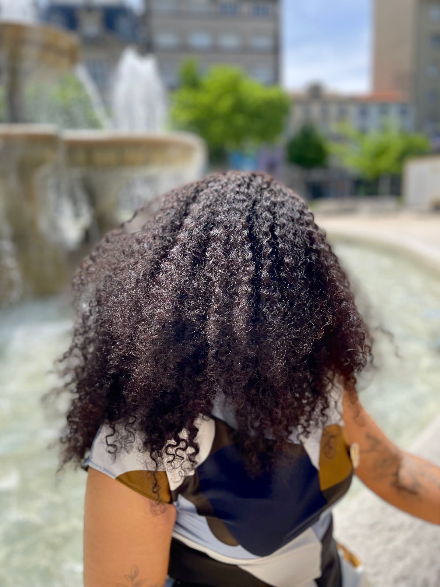 Kinky Eurasienne Curly - Remy Hair vietnamien